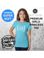 NEXT LEVEL 3712 GIRL'S PRINCESS CVC TEE